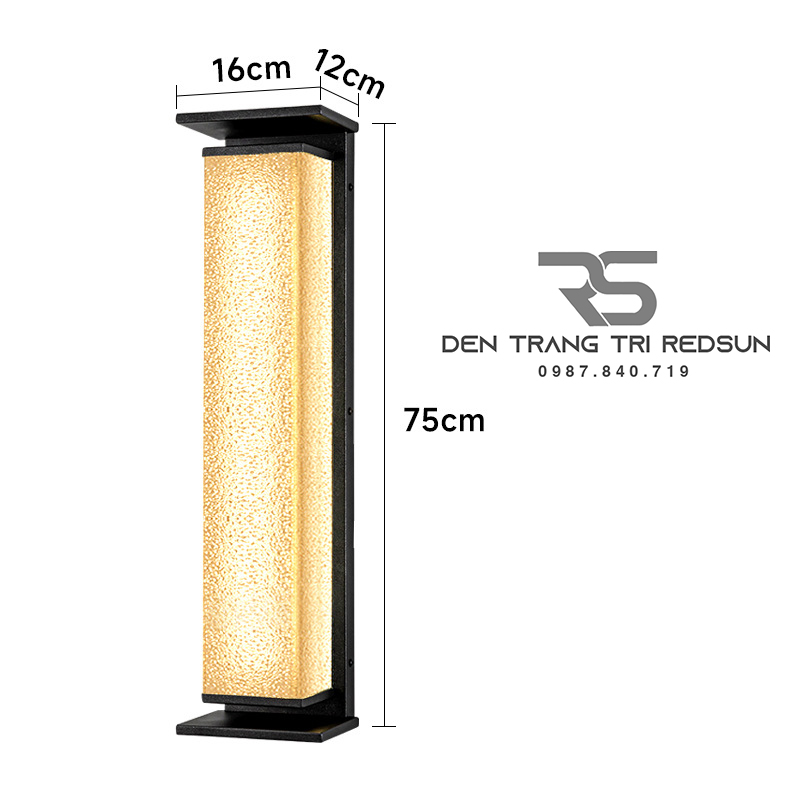Đèn Tường Chống Nước Trang Trí Ngoài Trời Nhà Hàng, Khách Sạn, Biệt Thự, Nhà Ở DTOD-002