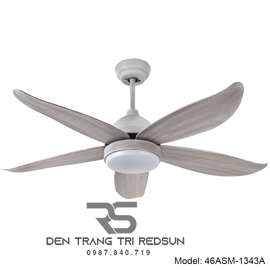 Quạt Trần Đèn Trang Trí Phòng Khách, Phòng Ngủ - 46ASM-1343A
