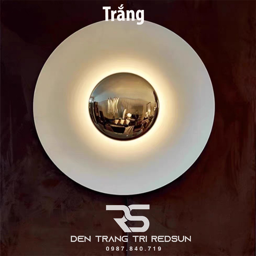 Đèn Tường Trang Trí Phòng Khách, Phòng Ngủ, Cầu Thang Hình Đĩa Bay Phong Cách Bắc Âu  DT-124