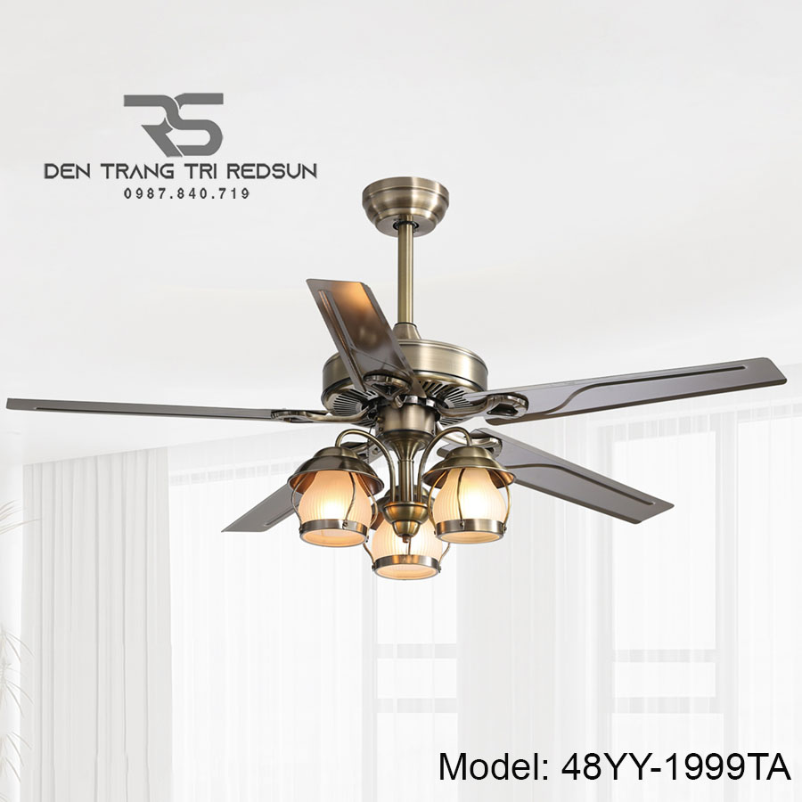 Quạt Trần Trang Trí Phòng Khách, Phòng Ngủ - 48YY-1999TA