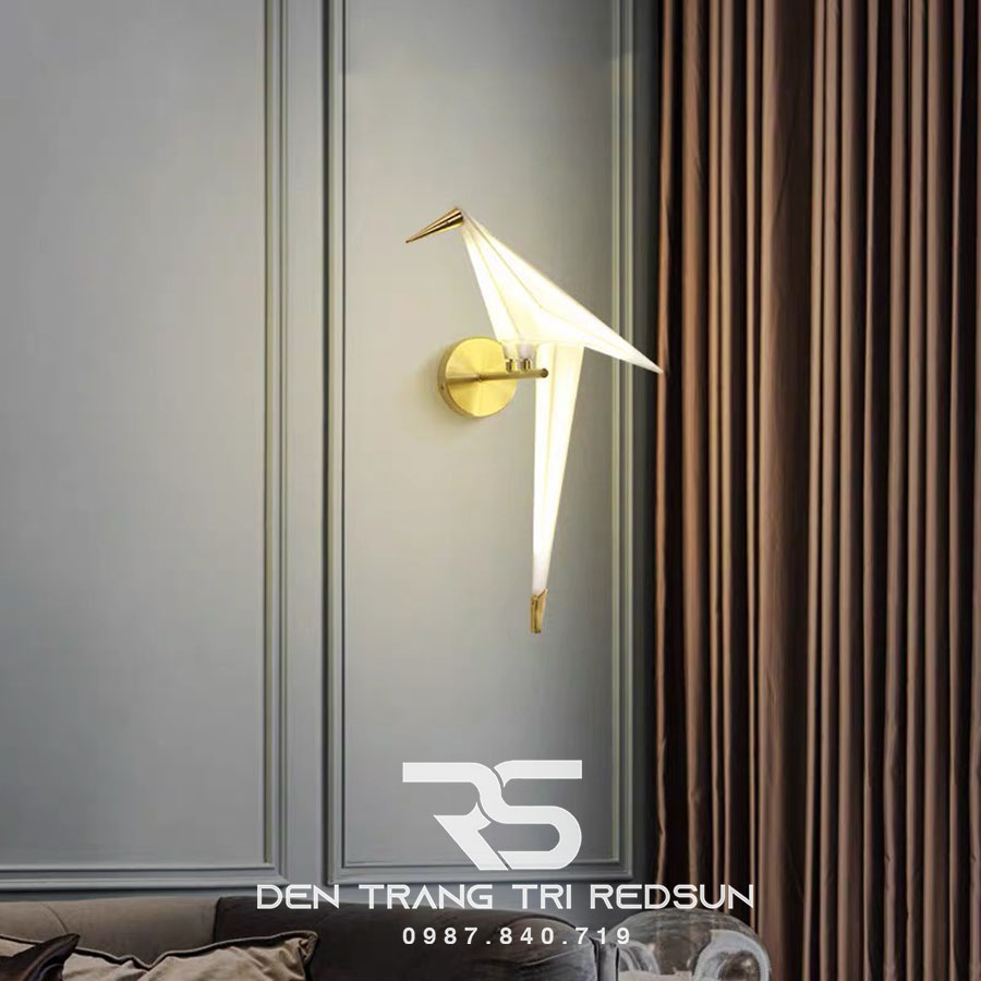 Đèn Thả Trần Phòng Khách, Phòng Ngủ, Bàn Ăn Hiện Đại Phong Cách Bắc Âu Sáng Tạo Hình Hạc Giấy DC-5081/5