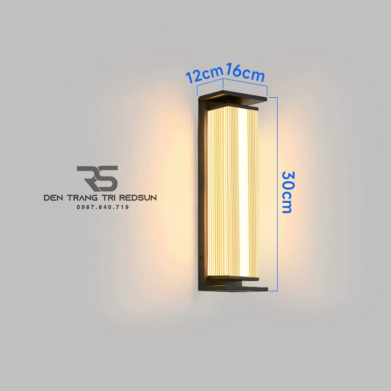 Đèn Tường Chống Nước Trang Trí Ngoài Trời Nhà Hàng, Khách Sạn, Biệt Thự, Nhà Ở DTOD-001
