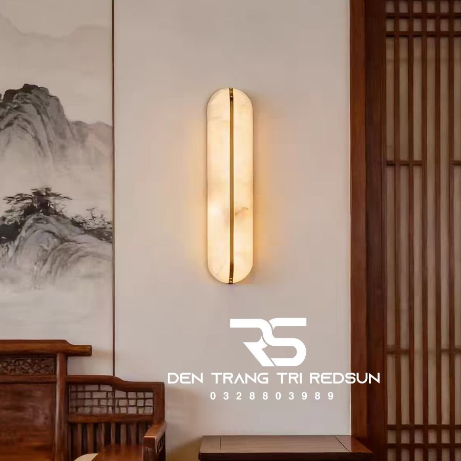 Đèn Tường Trang Trí Phòng Khách, Phòng Ngủ, Cầu Thang Phong Cách Bắc Âu Chất Liệu Giả Đá Cẩm Thạch DT-133