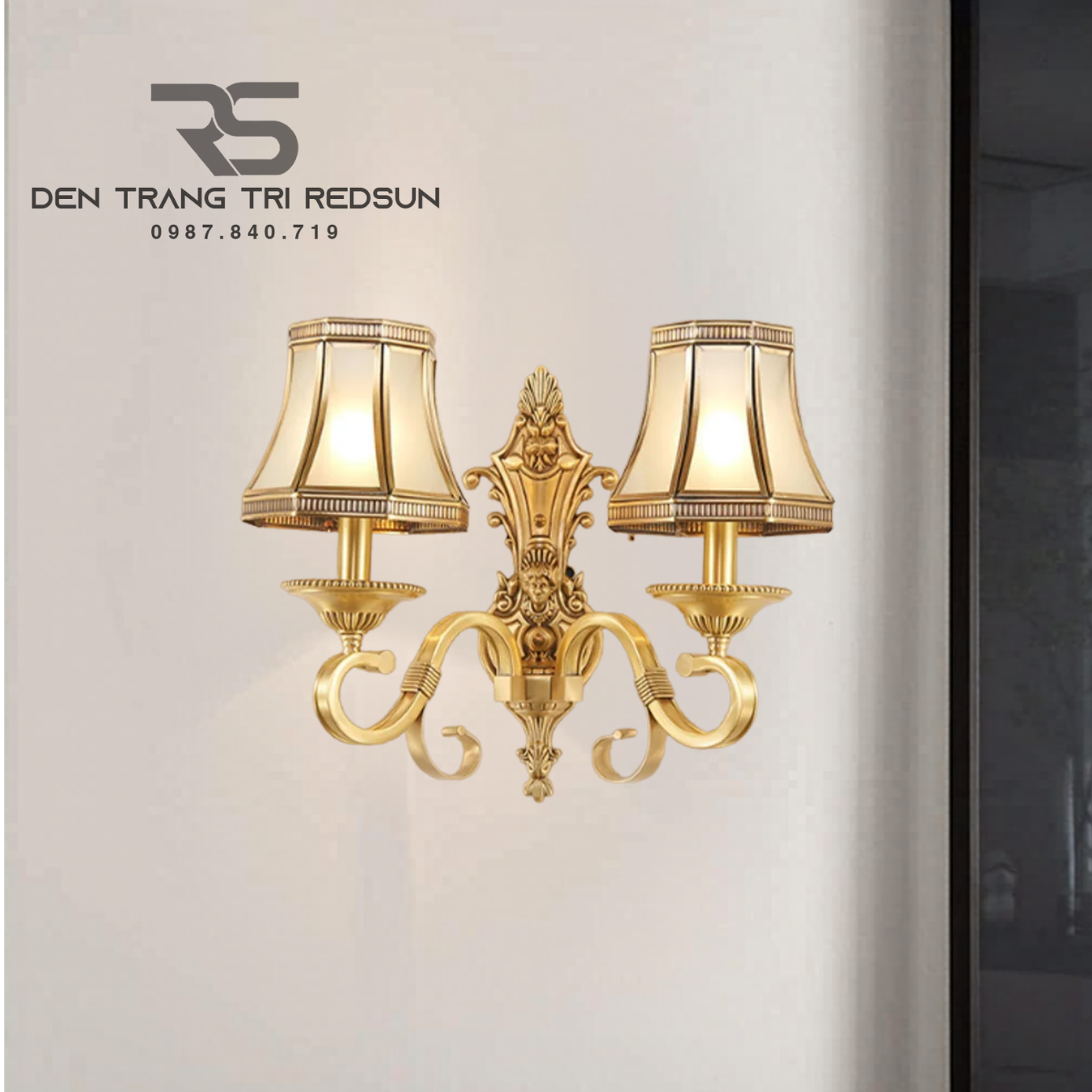 Đèn Tường Nến Chất Liệu Đồng Phong Cách Cổ Điển DT-C6024