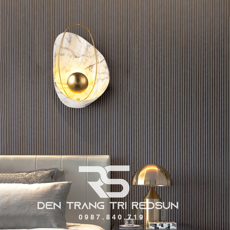 Đèn Tường Trang Trí Phòng Khách, Phòng Ngủ, Cầu Thang Dáng Vỏ Sò Phong Cách Bắc Âu DT-BVK130