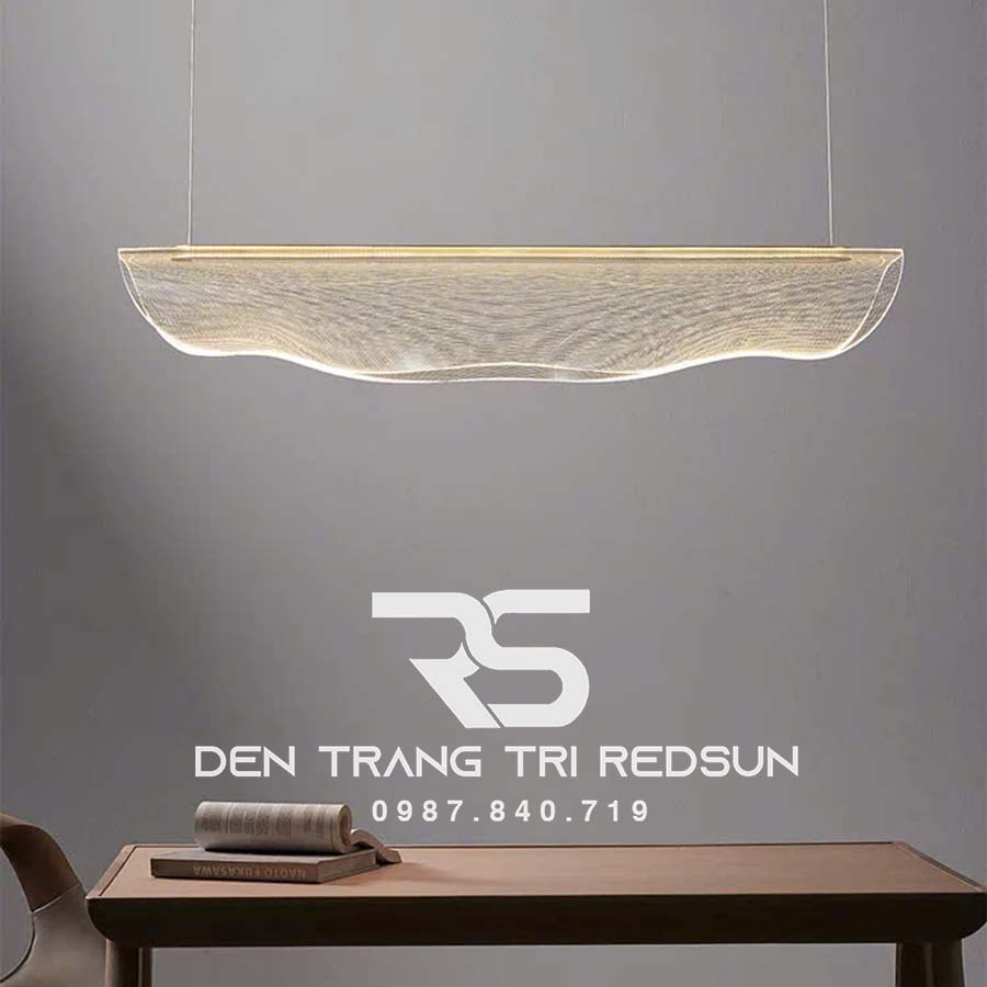 Đèn Thả Bàn Ăn Hiện Đại Hình Lá Acrylic Dáng Cụp Phong Cách Bắc Âu DC-T108