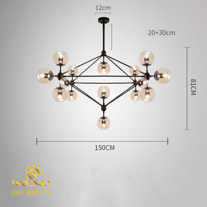Đèn chùm MODO hiện đại 15 tay DC-515