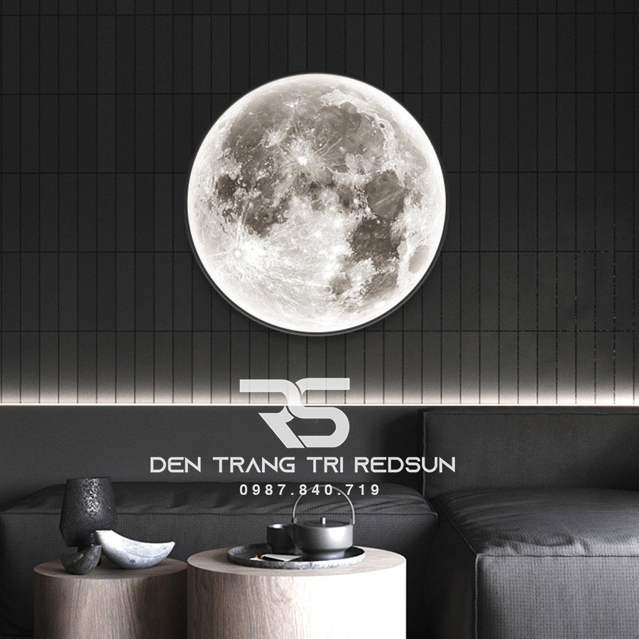 Đèn Gắn Tường, Ốp Trần Trang Trí Phòng Khách, Phòng Ngủ, Cầu Thang Phong Cách Bắc Âu Hình Mặt Trăng DT-110