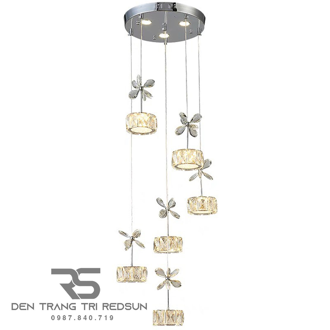 Đèn Thả Pha Lê Phòng Khách, Phòng Ngủ, Bàn Ăn Hiện Đại TPL054