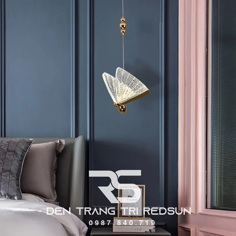 Đèn Thả Thông Tầng Hiện Đại Chất Liệu Acrylic Lắp Thông Tầng Cầu Thang, Phòng Khách, Bàn Ăn HTK038