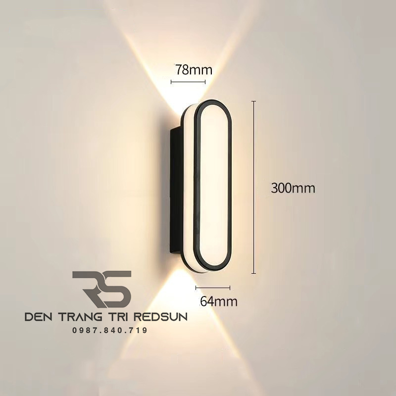 Đèn Led Tường Trang Trí Ngoài Trời, Phòng Khách, Phòng Ngủ, Cầu Thang Hiện Đại DT-C124