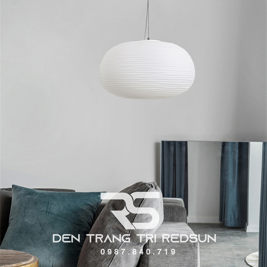 Đèn Thả Trần Hiện Đại Chất Liệu Thuỷ Tinh Nhăn Phong Cách Bắc Âu CDT-T044 Dáng C