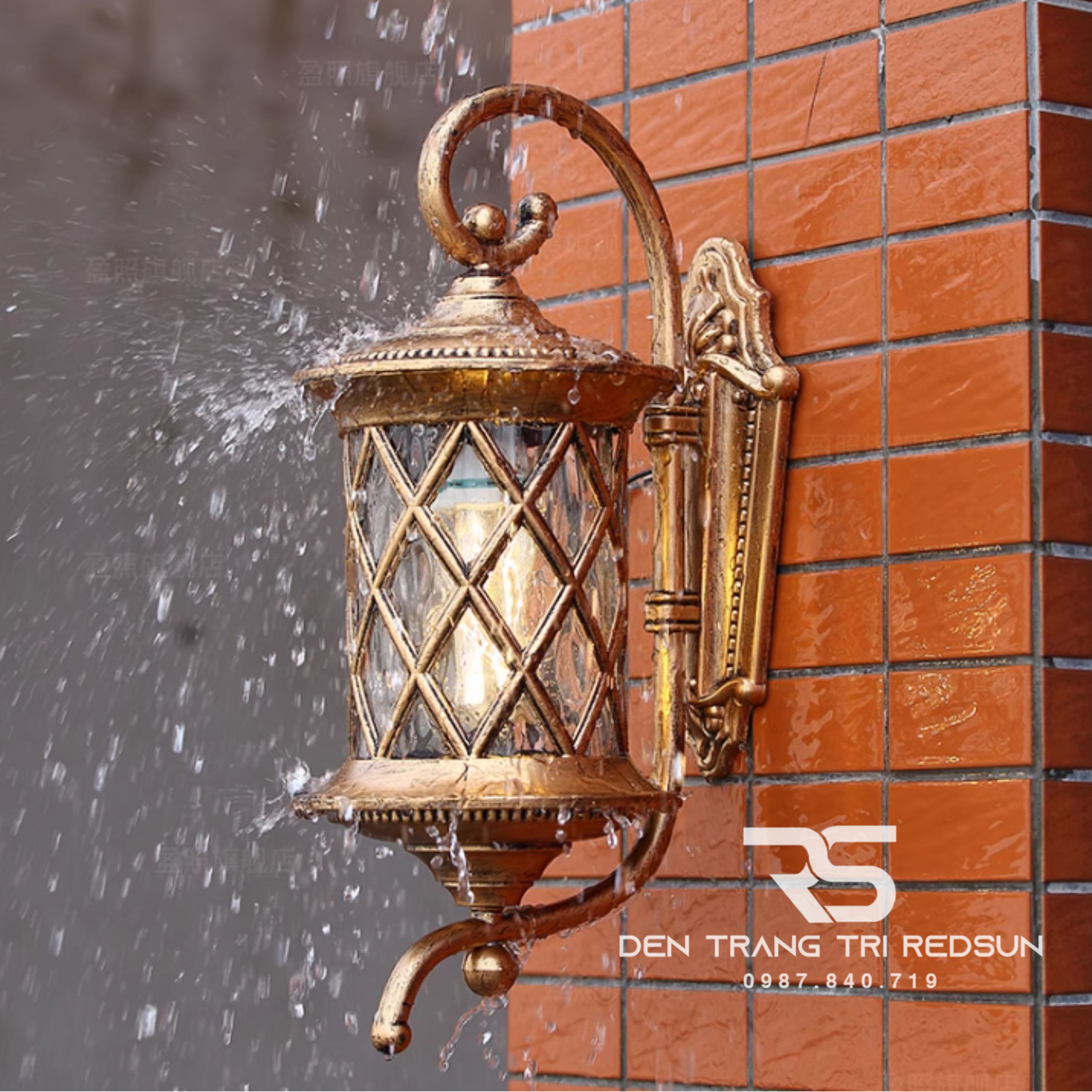 Đèn Tường Chùa Hợp Kim Lắp Ngoài Trời DT-C460