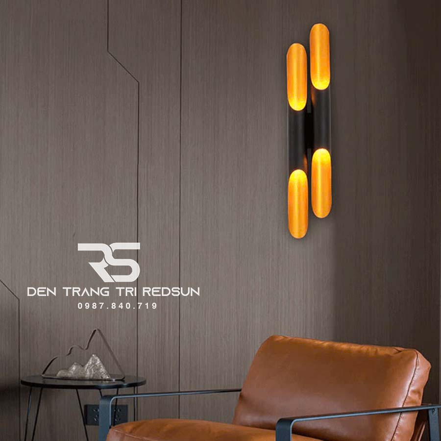 Đèn Tường Hình Sáo Trúc Đôi Trang Trí Quán Cafe, Nhà Hàng, Phòng Khách, Phòng Ngủ, Cầu Thang DT1126