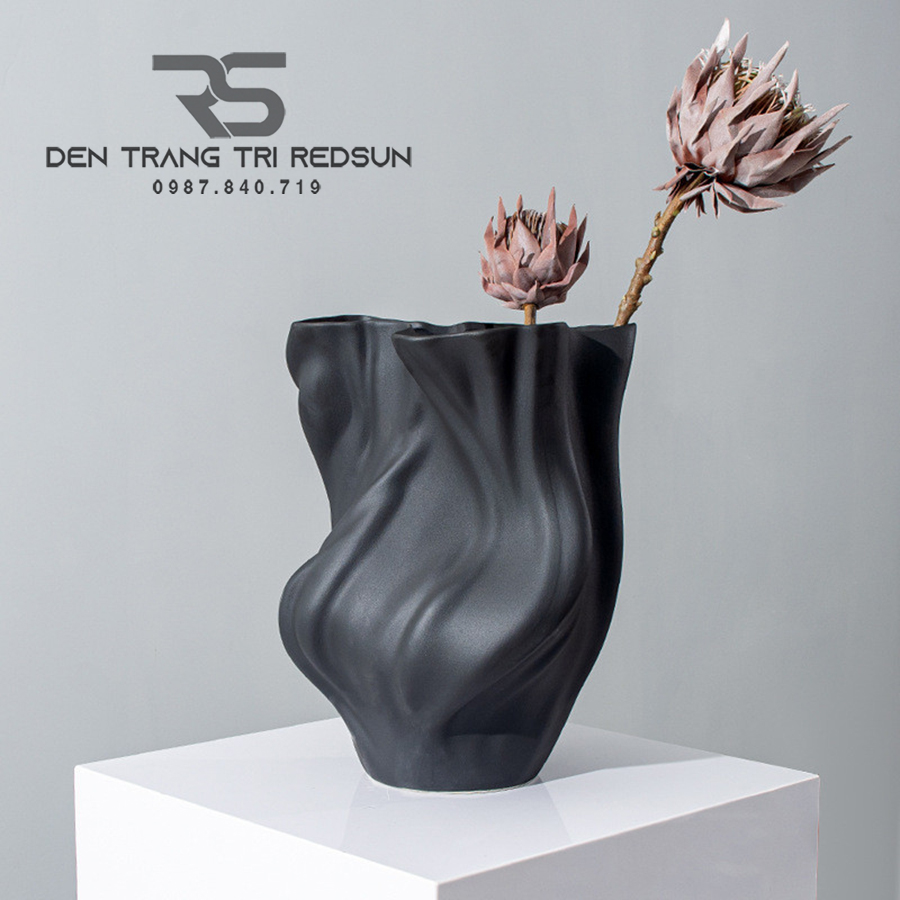 Bình Hoa Nghệ Thuật Phong Cách Bắc Âu Trang Trí Phòng Khách, Phòng Ngủ, Phòng Ăn DDC-ZG001