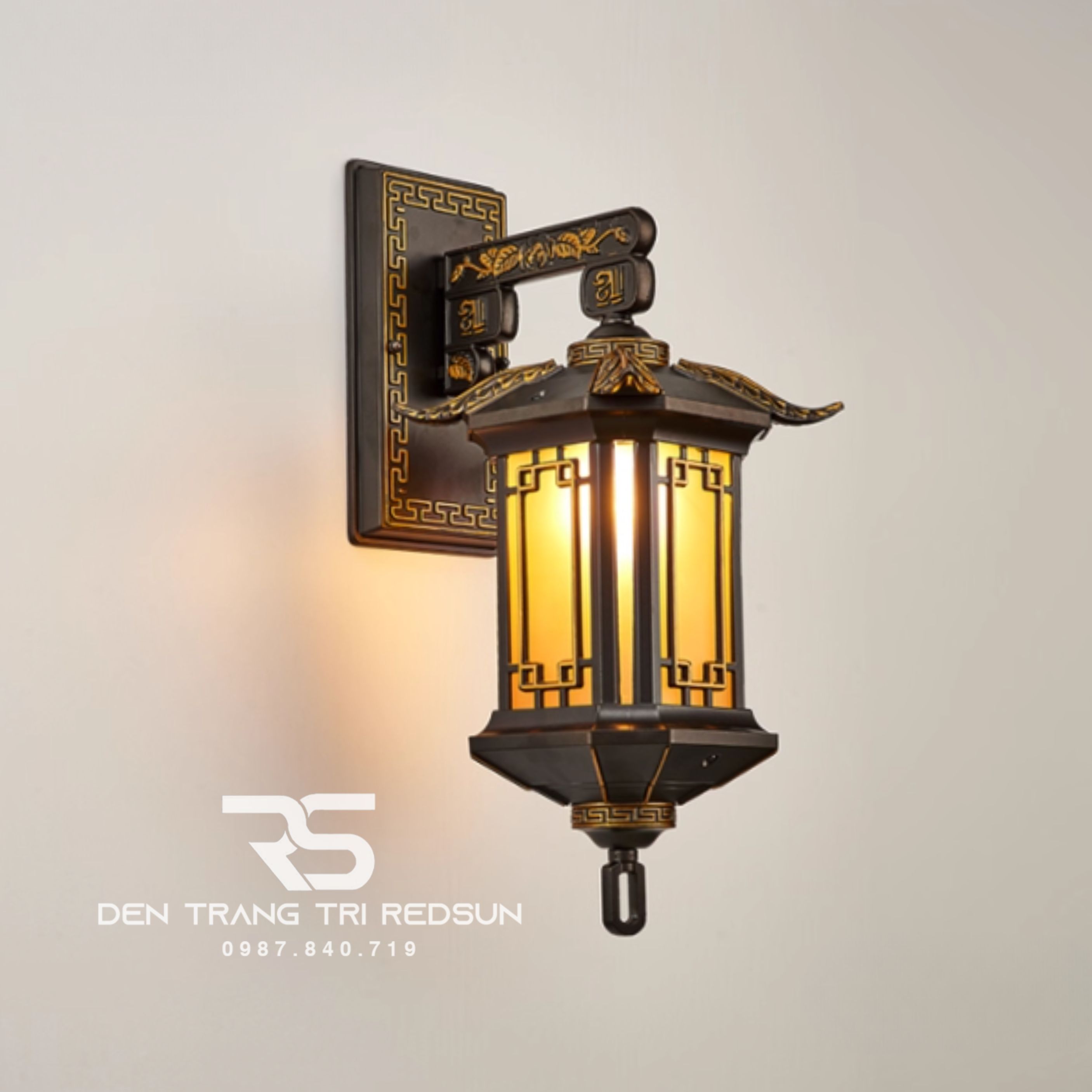 Đèn Tường Chùa Hợp Kim Lắp Ngoài Trời DT-C995