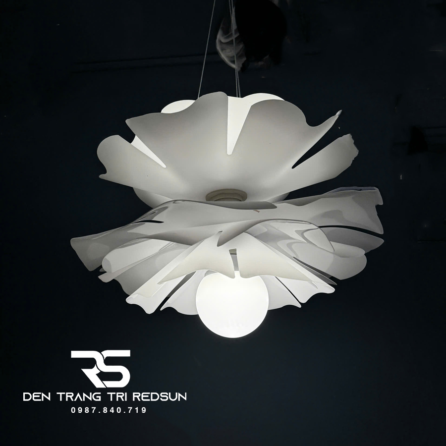 Đèn Thả Trần Dáng Hoa Hiện Đại Chất Liệu Acrylic Phong Cách Bắc Âu CDT-T042