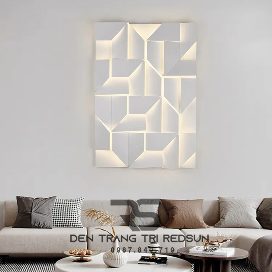 Tranh Đèn Treo Tường Nghệ Thuật Trang Trí Phòng Khách, Phòng Ngủ, Hành Lang Phong Cách Bắc Âu DDC-006
