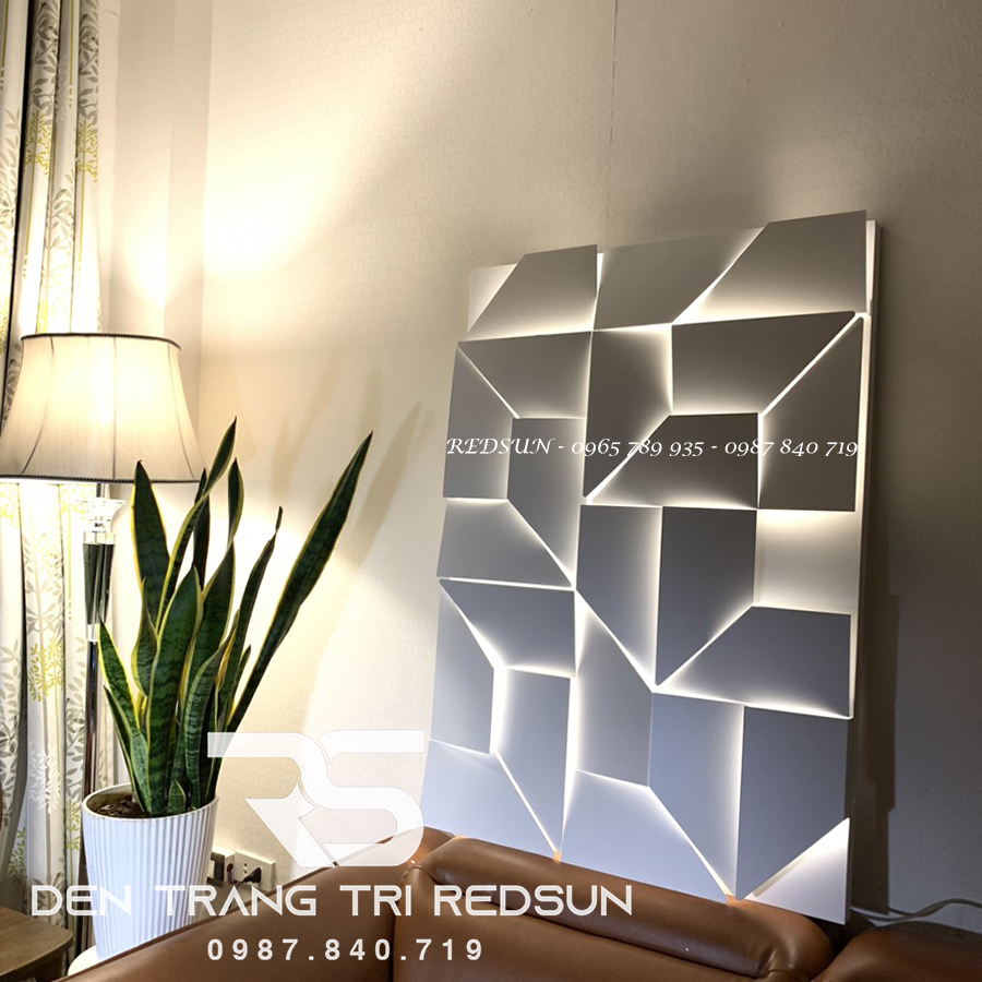 Tranh Đèn Treo Tường Nghệ Thuật Trang Trí Phòng Khách, Phòng Ngủ, Hành Lang Phong Cách Bắc Âu DDC-006