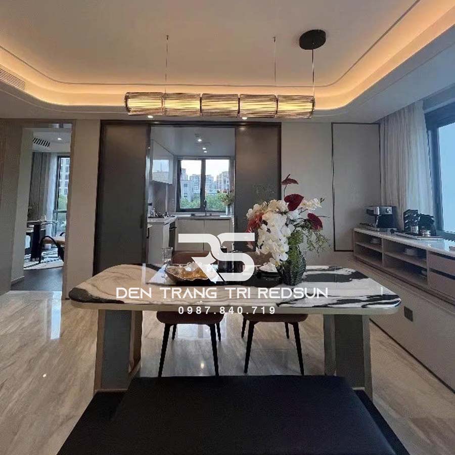 Đèn Thả Bàn Ăn Hiện Đại Phong Cách Bắc Âu Dạng Khối DC-T118