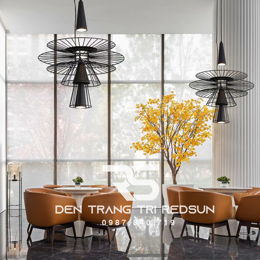 Đèn Thả Trần Đĩa Bay Phong Cách Bắc Âu CDT-T038/CDT-T039/CDT-T040
