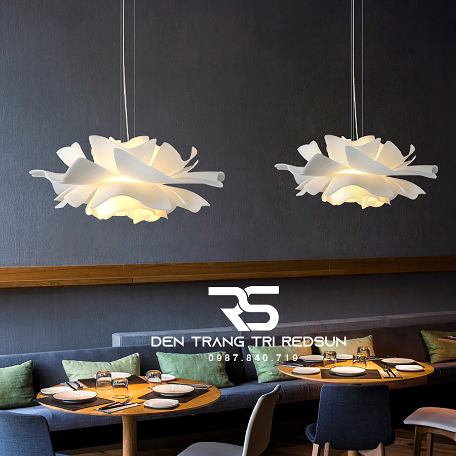 Đèn Thả Trần Dáng Hoa Hiện Đại Chất Liệu Acrylic Phong Cách Bắc Âu CDT-T042