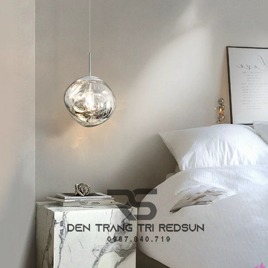 Đèn Thả Trần Hiện Đại Nham Thạch Phong Cách Bắc Âu Chất Liệu Thuỷ Tinh CDT-T053