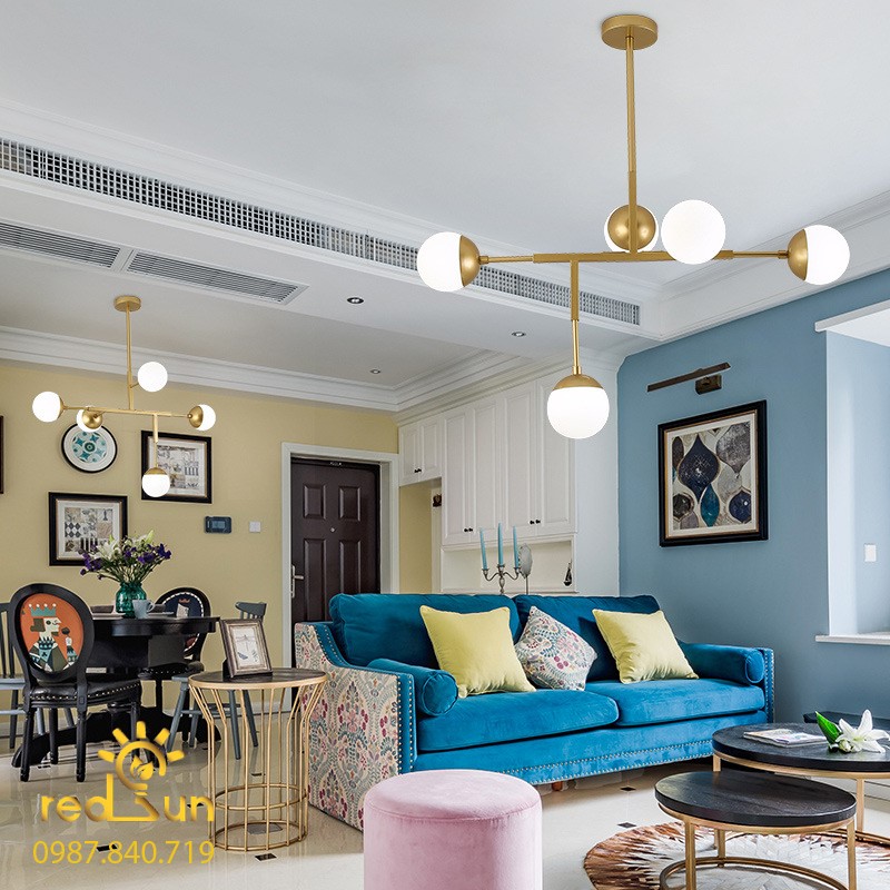 Đèn chùm Nordic cầu sứ DC-T051