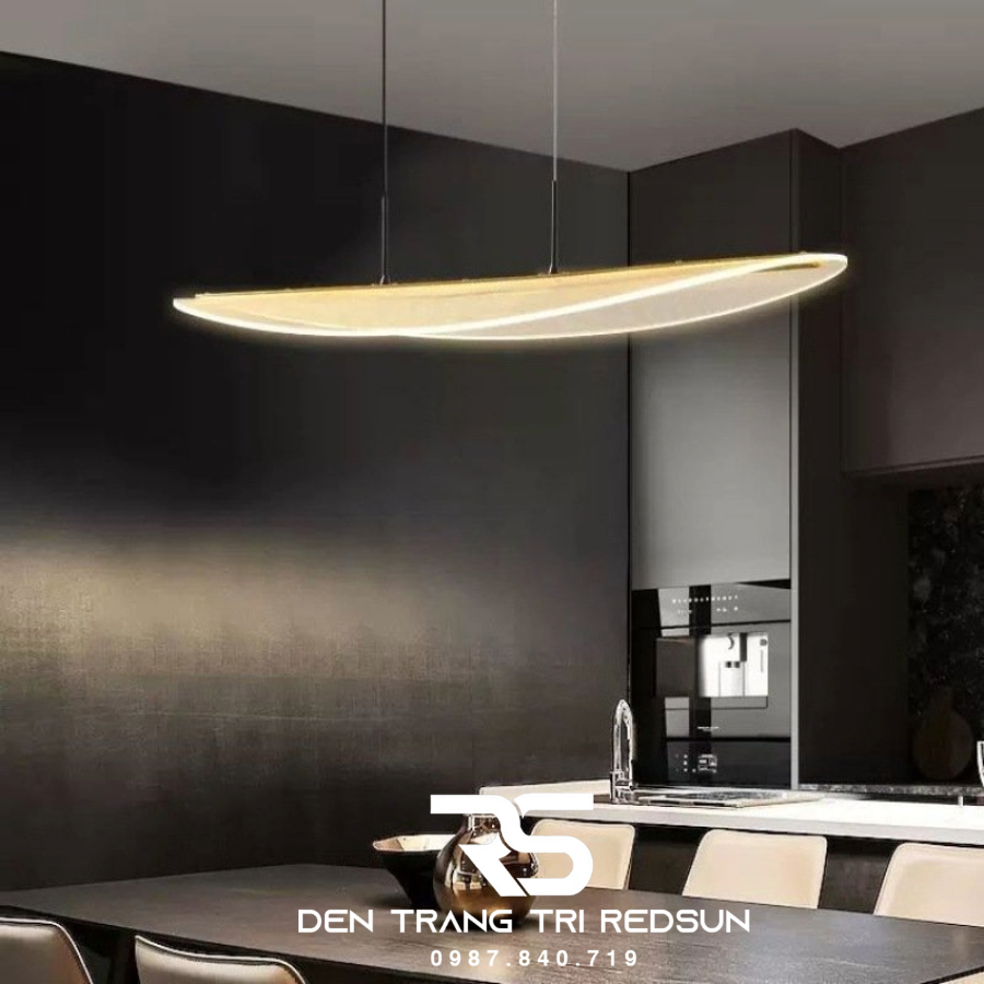 Đèn Thả Bàn Ăn Hiện Đại Hình Lá Acrylic Phong Cách Bắc Âu DC-T090