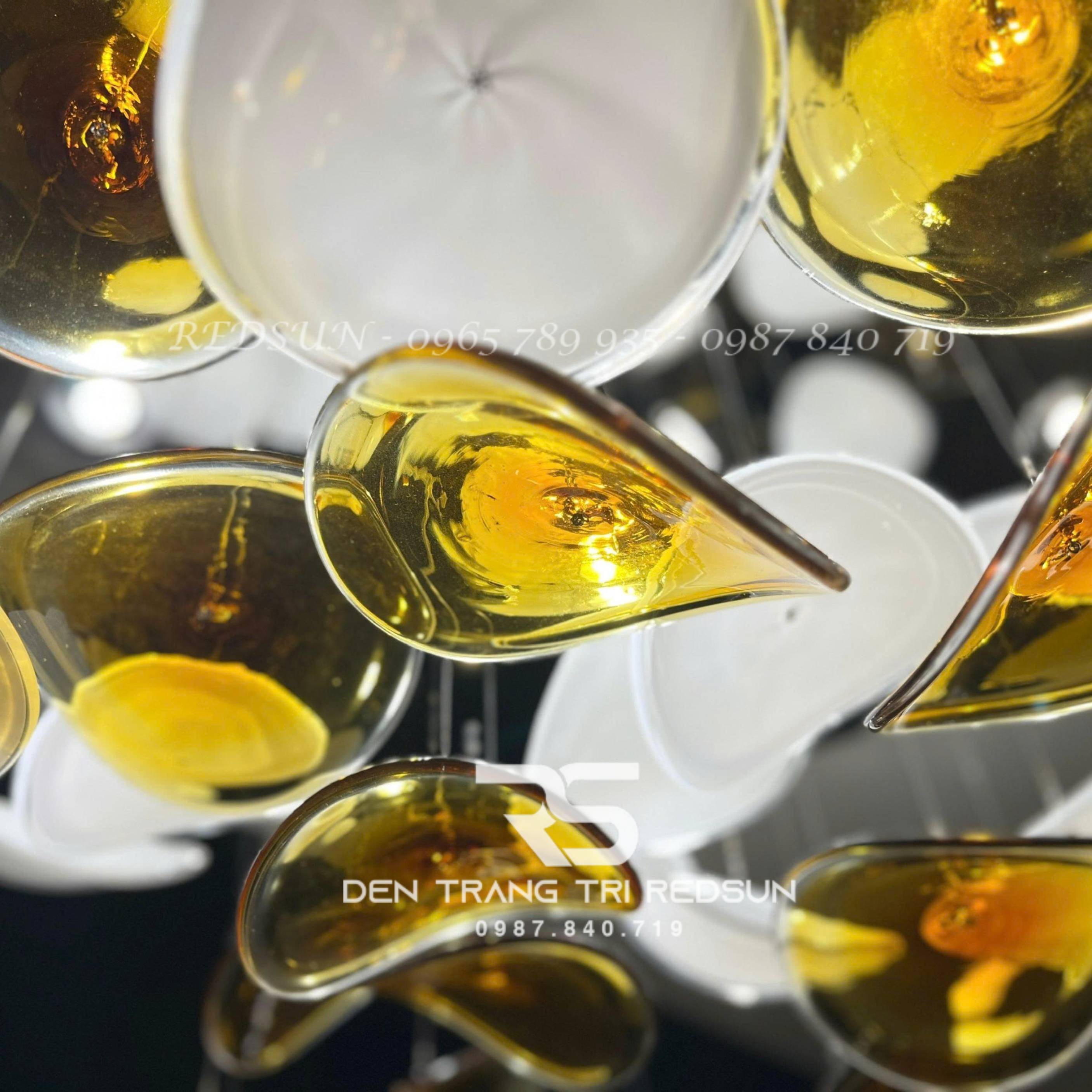 Đèn Thả Thiết Kế Cho Khách Sạn, Hành Lang, Biệt Thư, Phòng Khách, Phòng Ăn Hình Lá HTK-NK001