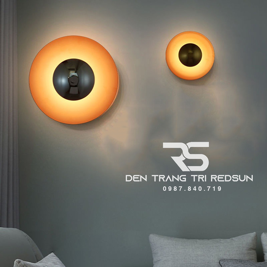 Đèn Tường Trang Trí Phòng Khách, Phòng Ngủ, Cầu Thang Hình Đĩa Bay Phong Cách Bắc Âu  DT-124