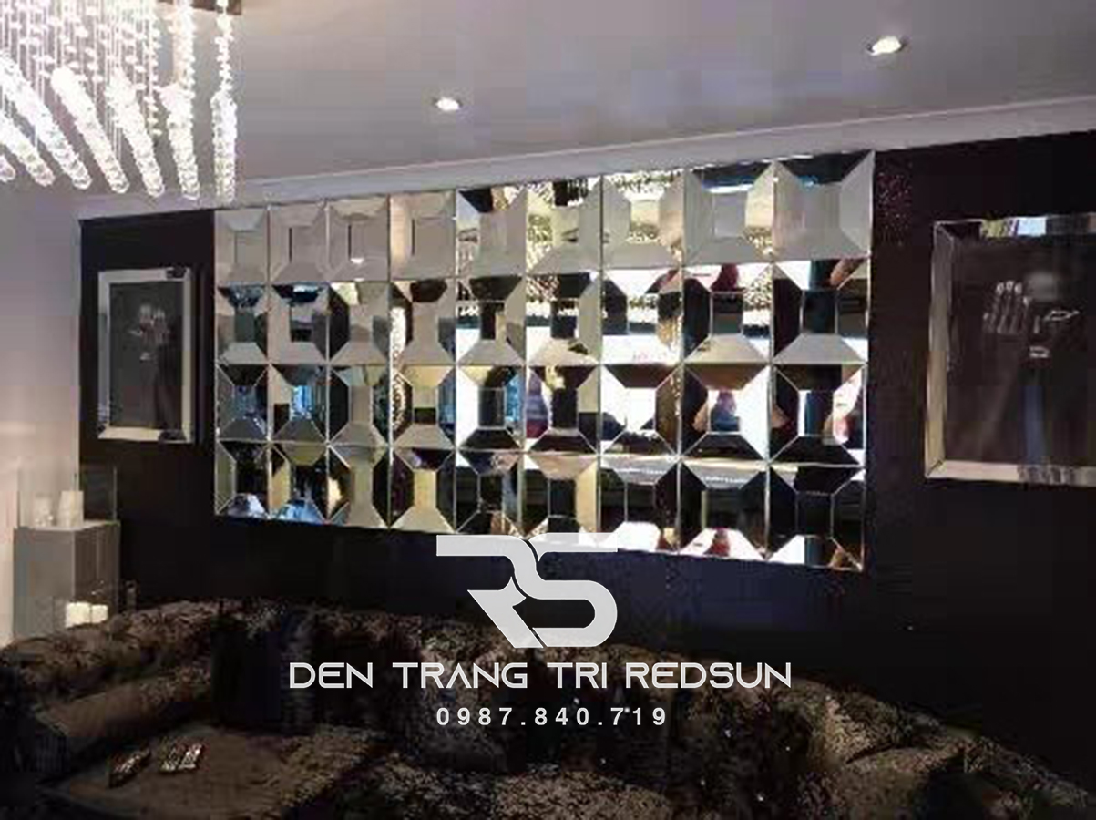 Gương Treo Tường Trang Trí Phòng Khách, Phòng Ngủ, Nhà Tắm Phong Cách Bắc Âu GDC-005