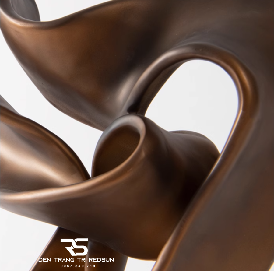 Đồ Trang Trí Nghệ Thuật Phòng Khách, Hành Lang, Sảnh Chờ Nhà Hàng, Khách Sạn Điêu Khắc Dạng Hình Học DDC-ZG010