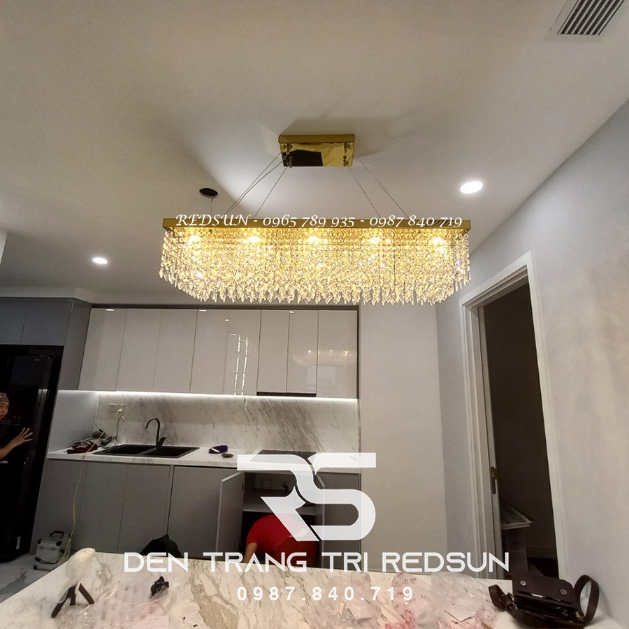 Đèn Thả Pha Lê Phòng Khách, Phòng Ngủ, Bàn Ăn Hiện Đại TPL035