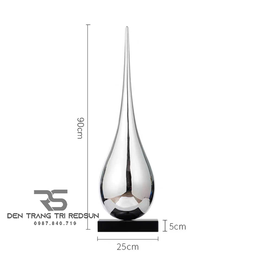 Đồ Trang Trí Nội Thất Phòng Khách, Hành Lang, Sảnh Chờ Phong Cách Bắc Âu Hình Giọt Nước DDC-004