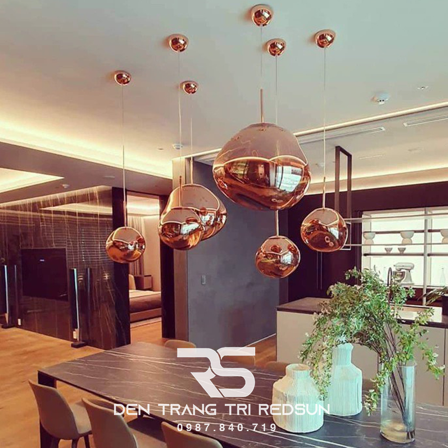 Đèn Thả Trần Hiện Đại Nham Thạch Phong Cách Bắc Âu Chất Liệu Thuỷ Tinh CDT-T053