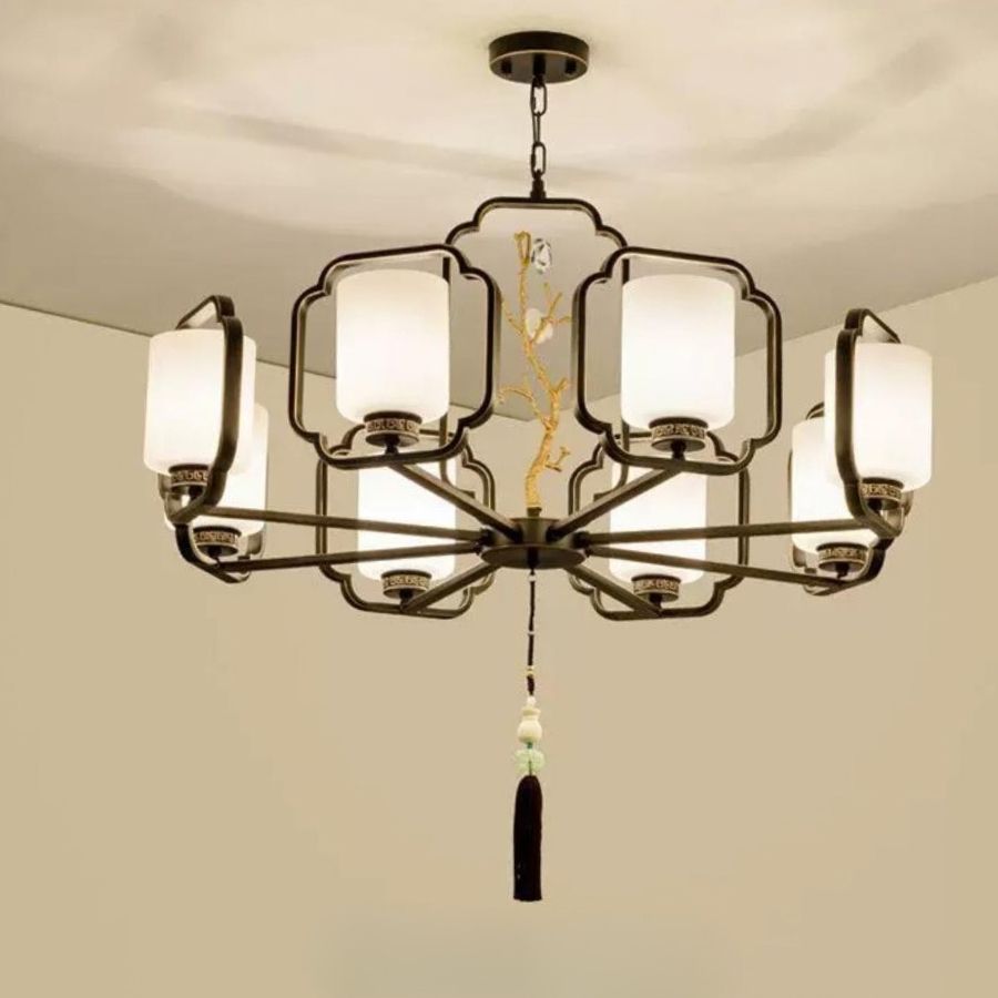 Đèn Chùm Phòng Khách Hiện Đại Phong Cách Indochine IDC-022