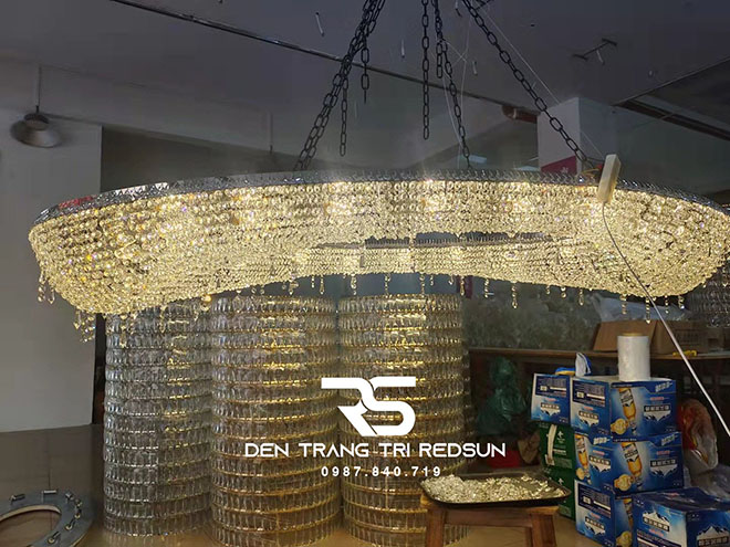 Đèn Thả Pha Lê Phòng Khách, Bàn Ăn, Bàn Đảo Hiện Đại TPL071