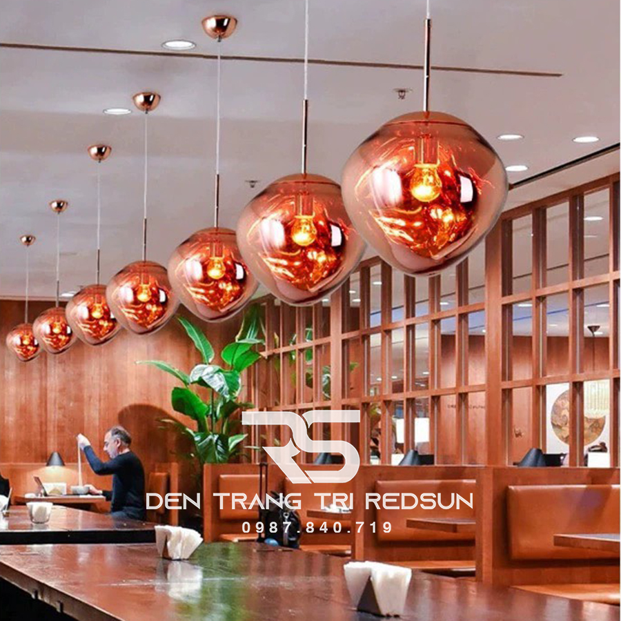 Đèn Thả Trần Hiện Đại Nham Thạch Phong Cách Bắc Âu Chất Liệu Thuỷ Tinh CDT-T053