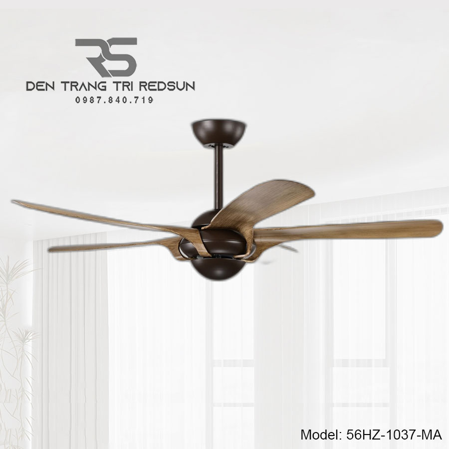Quạt Trần Trang Trí Phòng Khách, Phòng Ngủ - 56HZ-1037-MA
