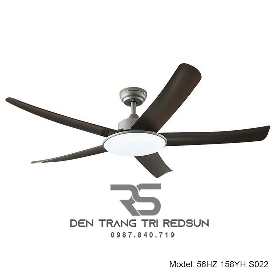 Quạt Trần Đèn Trang Trí Phòng Khách, Phòng Ngủ - 56HZ-158YH-S022