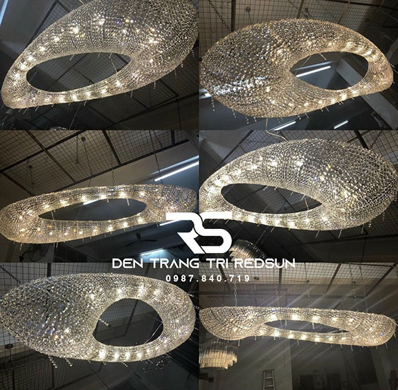 Đèn Thả Pha Lê Phòng Khách, Bàn Ăn, Bàn Đảo Hiện Đại TPL071