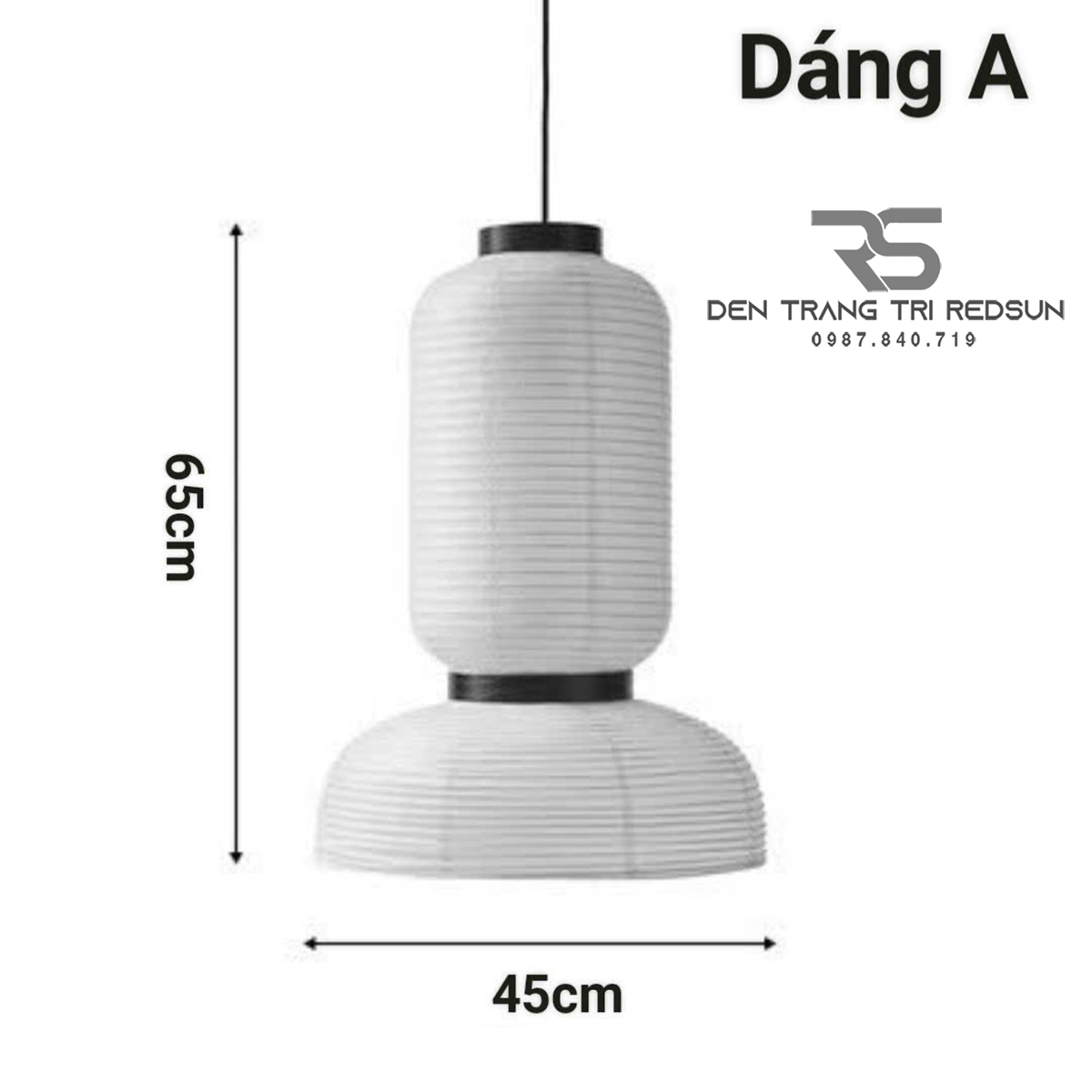 Đèn Thả Hiện Đại Phong Cách Japandi CDT-T064