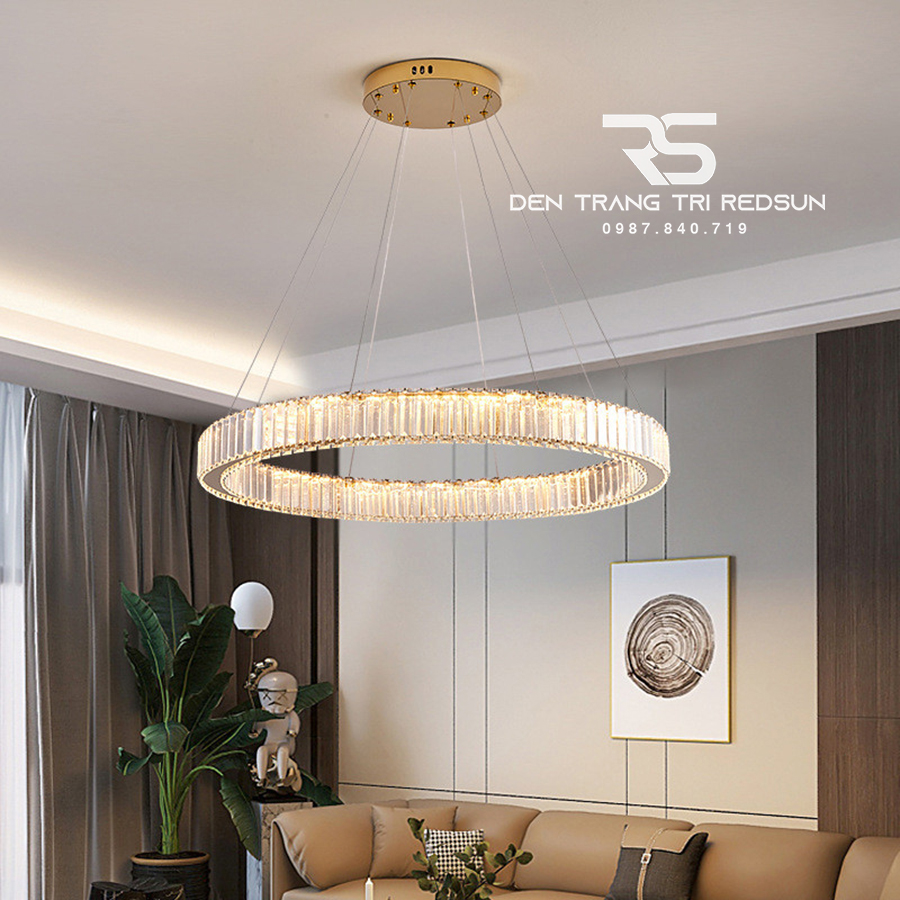 Đèn Chùm Pha Lê Hiện Đại Lắp Thông Tầng Sảnh Khách Sạn, Phòng Khách, Cầu Thang TPLTM