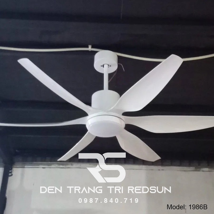 Quạt Trần Đèn Trang Trí Phòng Khách, Phòng Ngủ - 1986B