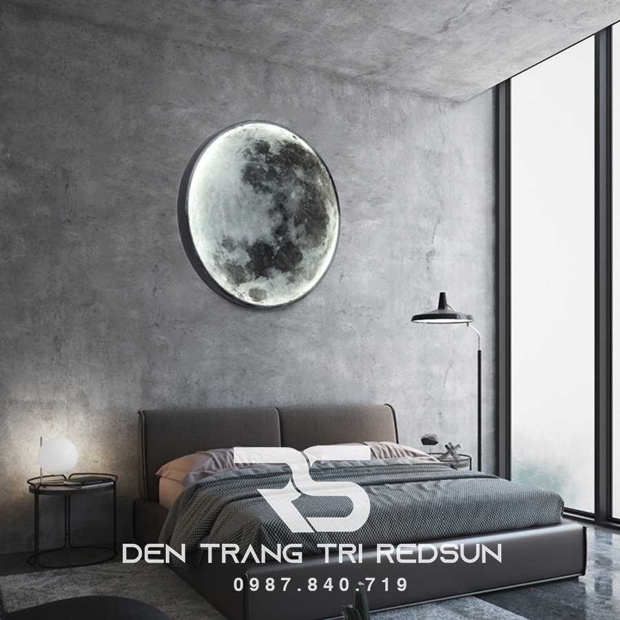 Đèn Gắn Tường, Ốp Trần Trang Trí Phòng Khách, Phòng Ngủ, Cầu Thang Phong Cách Bắc Âu Hình Mặt Trăng DT-110