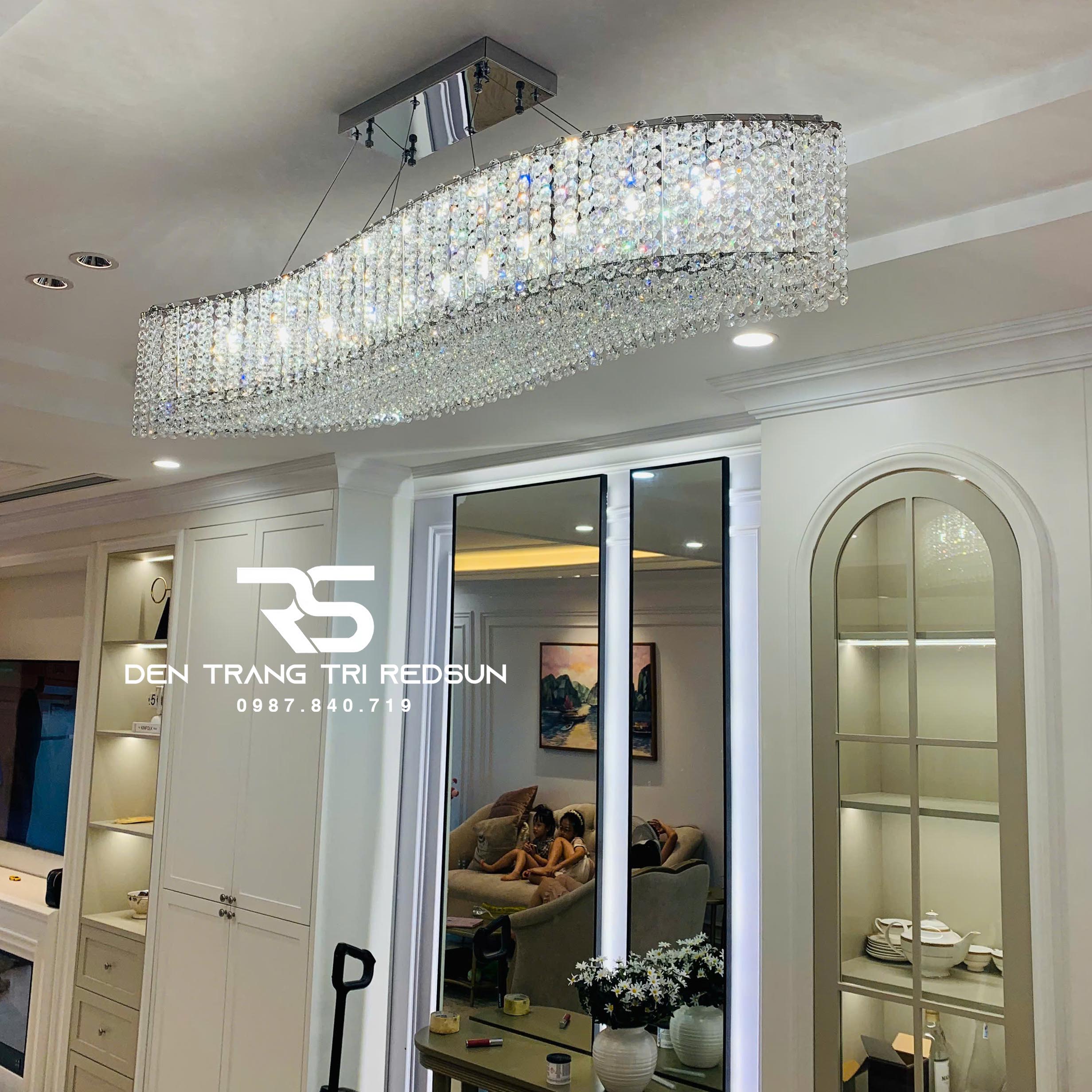 Đèn Thả Pha Lê Phòng Khách, Phòng Ngủ, Bàn Ăn Hiện Đại TPL077