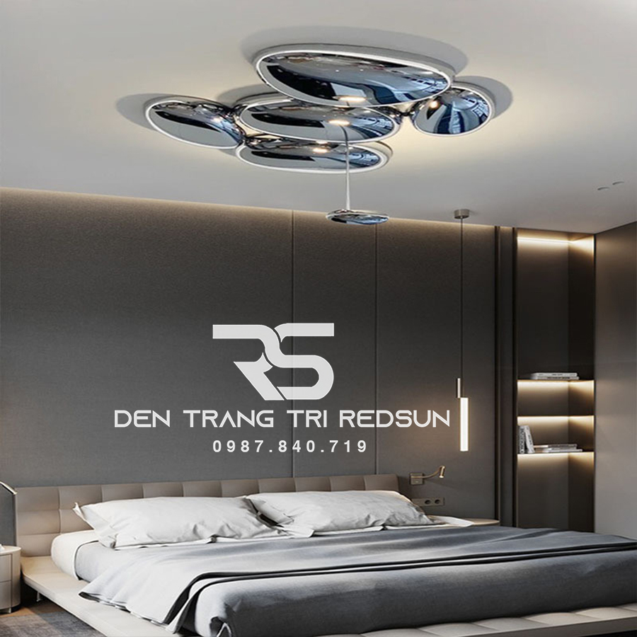 Đèn Ốp Trần Hiện Đại Phòng Khách, Phòng Ngủ Phong Cách Bắc Âu Skydro OT-019