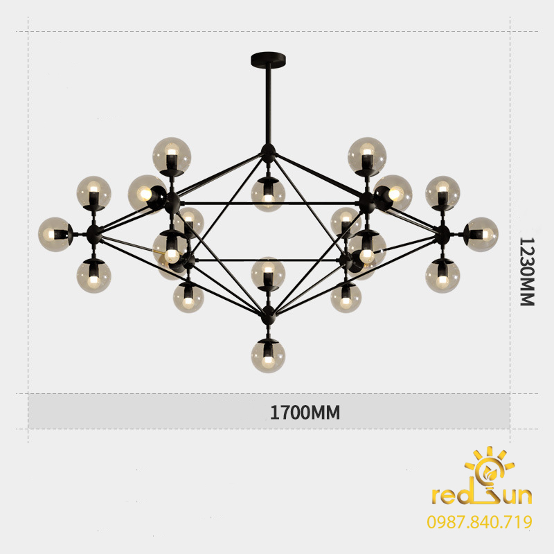 Đèn chùm MODO hiện đại 21 tay DC-521