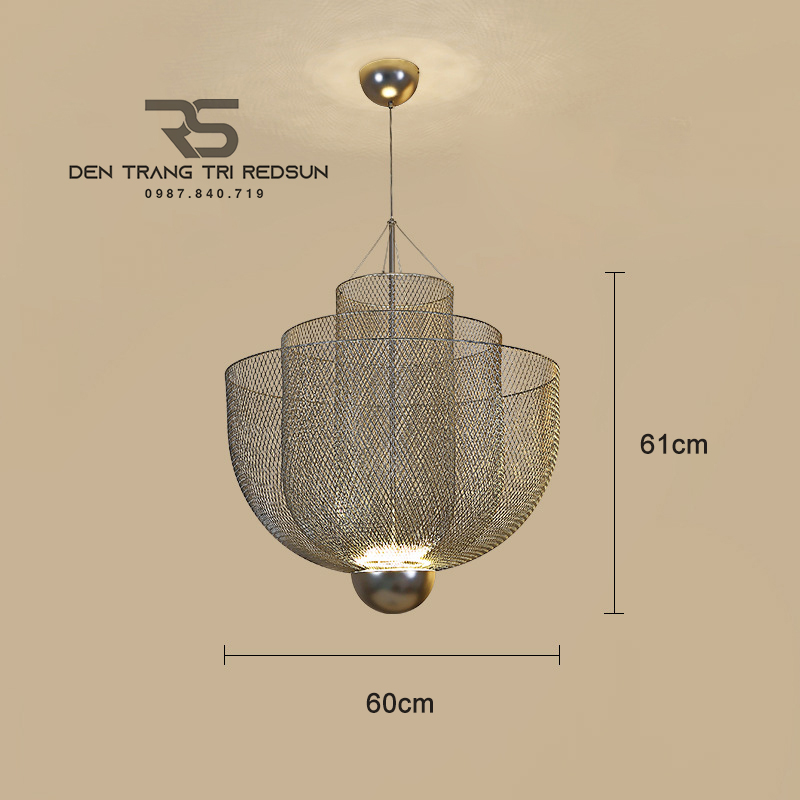Đèn Thả Phòng Khách Kiểu Dáng Lồng Đánh Cá Phong Cách Bắc Âu  DC-T073